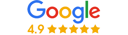 4.9 star Google rating